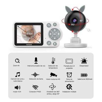 Cámara Video Monitor Bebesit Baby Call Smart Guard 2.0