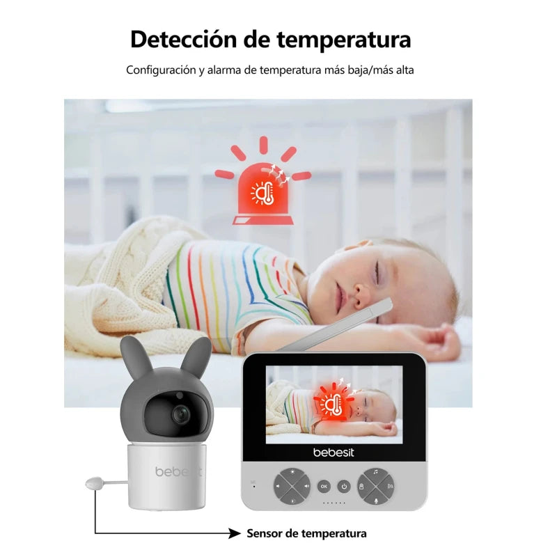 Cámara Video Monitor Bebesit Baby Call Smart Guard PRO 2.0